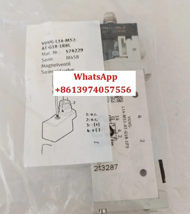 

VUVG-L14-M52-AT-G18-1R8L solenoid valve 574229 genuine in stock