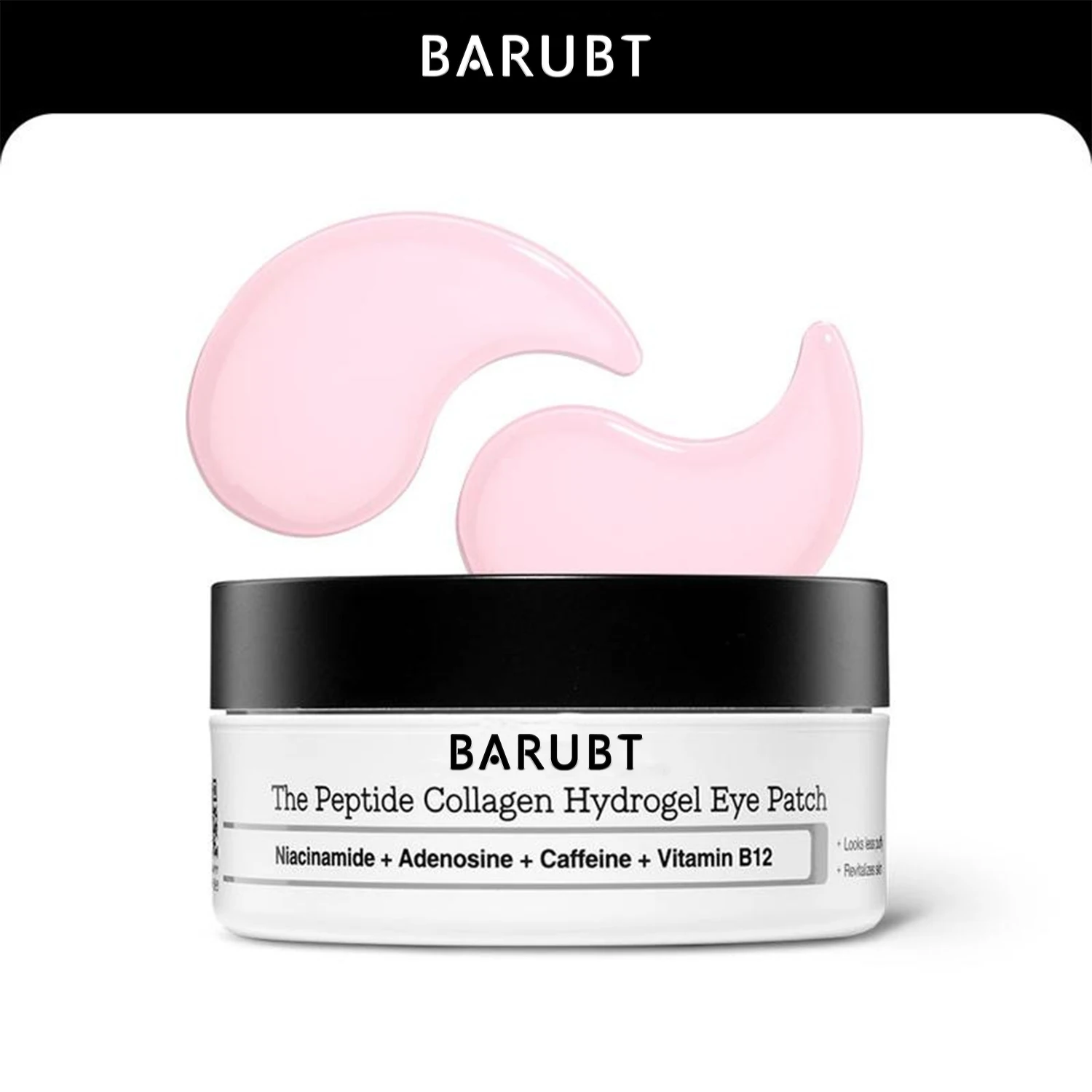 BARUBT Collagen Hydrogel Firms and Firms Delicate Eye Skin, Lightens Lines, Lifts and Removes Dark Circles