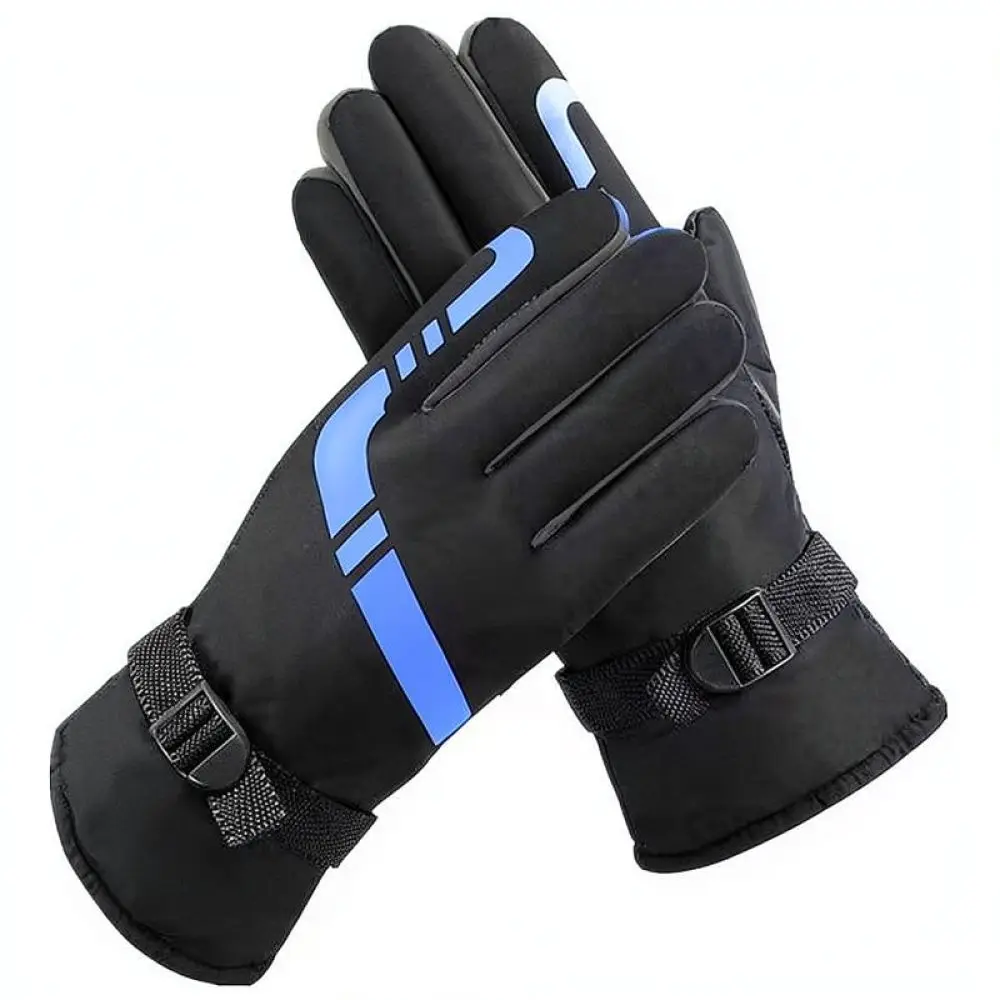 Windproof Thermal Motorcycle Gloves For Scooter Winter Hand Protectors Outdoor Riding Equipment Breathable Slip Resistant