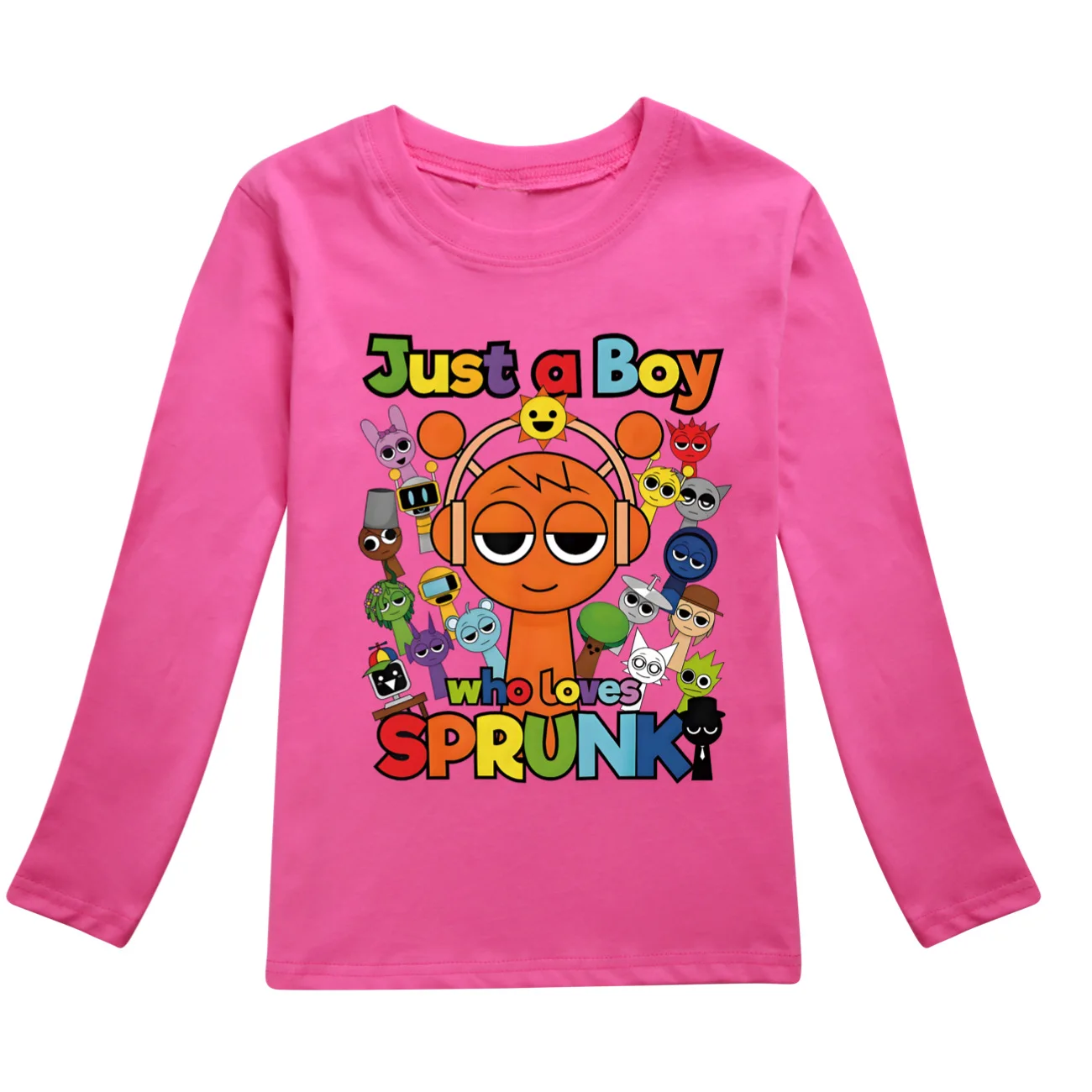 Sprunki Cartoon T-shirt Kids Game Incredibox Kleding Baby Meisjes Herfst Lange Mouw Tops Jongens Casual T-shirt Kinderkleding