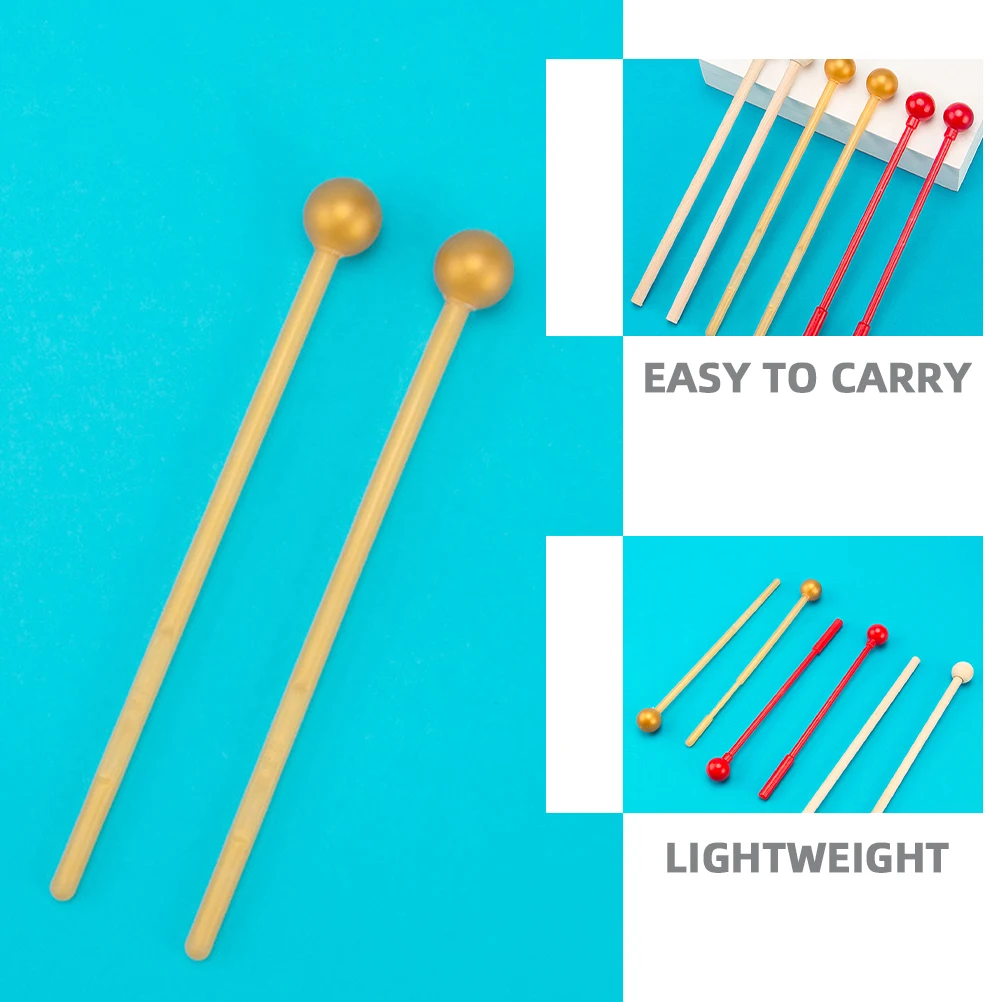 

Plastic Bell Mallets Carillon Percussion Sticks Durable Abs Lightweight Drumsticks For Xylophone Glockenspiel Music