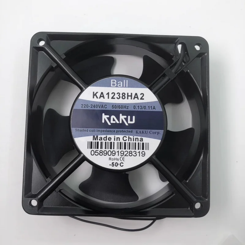 

Вентилятор охлаждения Y+ для KAKU KA1238HA2 12038 AC220V-240V 0.13A/0.11A 12CM, металлический корпус