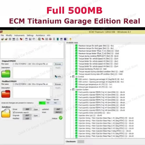 ECM Titanium Edition Real 500MB Ksuite 2,80/2.53/2,47/10 ECU regalos para Kess V5.017 ECU Master Ktag 2,25 herramienta de Chip ECU