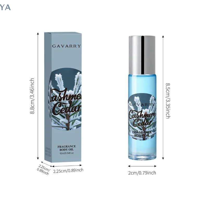 [Y]10ml Velvet Cedar Roll-On Fragrance Oil Long Lasting Women's Fragrance Body Oil Portable Mini Fragrance For Daily Use