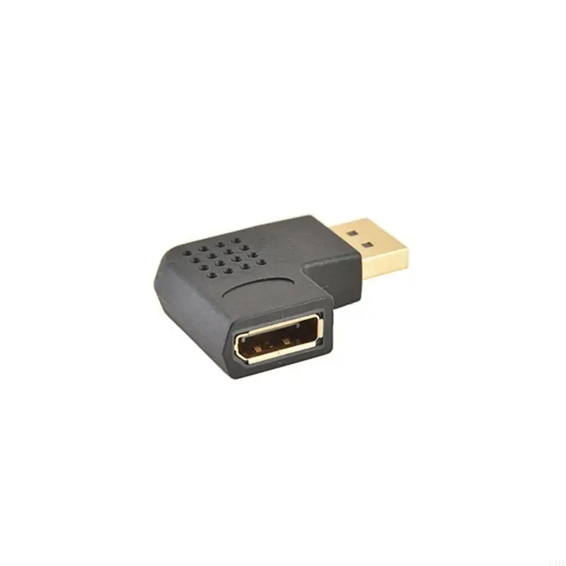 

L41E 90-Degree HDTV-compatible 1.4 Male to Female Adapter 1920x1080 for Tight Space