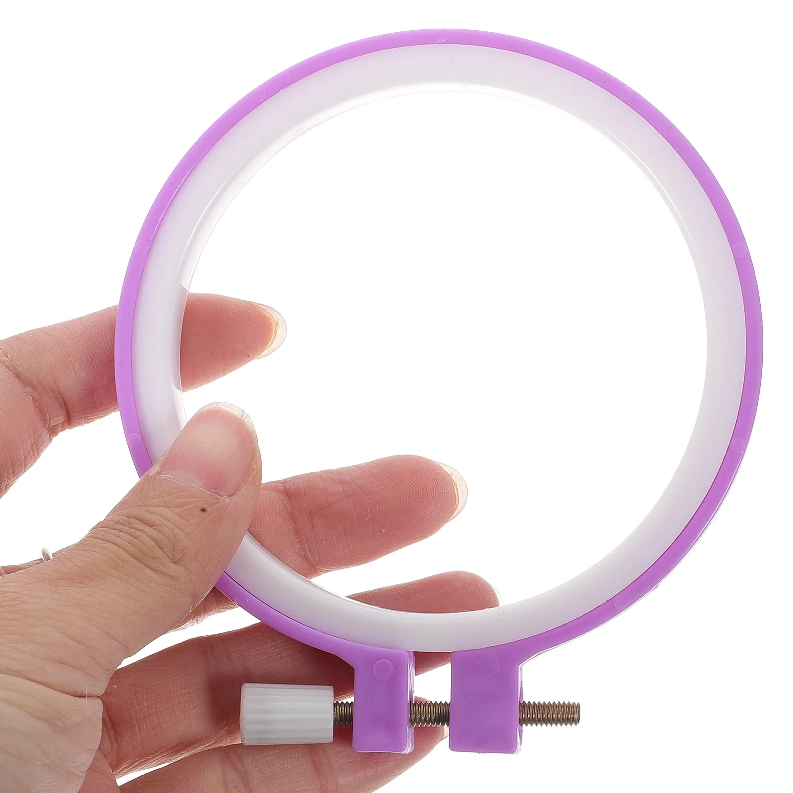 مجموعة أطواق التطريز المكونة من 7 قطع من المواد المميزة سهلة الاستخدام للغرز المتقاطعة والتطريز وحامل الغرز المتقاطعة #1