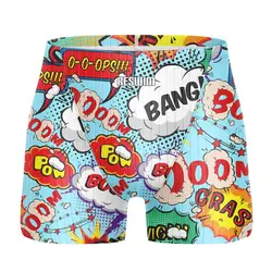 Summer Men's Printing Swim Jammer Shorts Endurance Athletic Training Swimsuit Beach Tights Shorts Swimming Trunks 2026 Swimwear