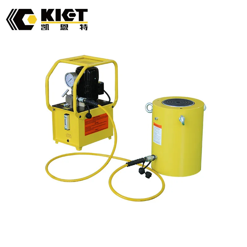 

KET-CLSG-1004 Factory Price Enerpac Equivalent 100 Ton Single Acting High Tonnage Hydraulic Jack