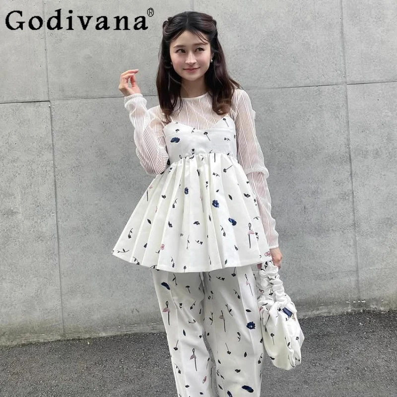 

Japanese Sweet Fashion Thin Base Pullover Spring and Autumn New Women Sweet Sexy Backless Bow Lace-up Long Sleeve Top T-Shirt