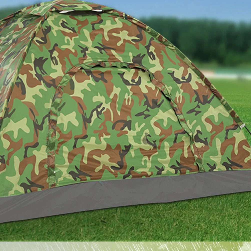 1 szt. Namiot kamuflażowy, wodoodporny, przenośny, lekki, wytrzymały, szybkozestawiany namiot kempingowy na zewnątrz, idealny na wędrówki i podróże.