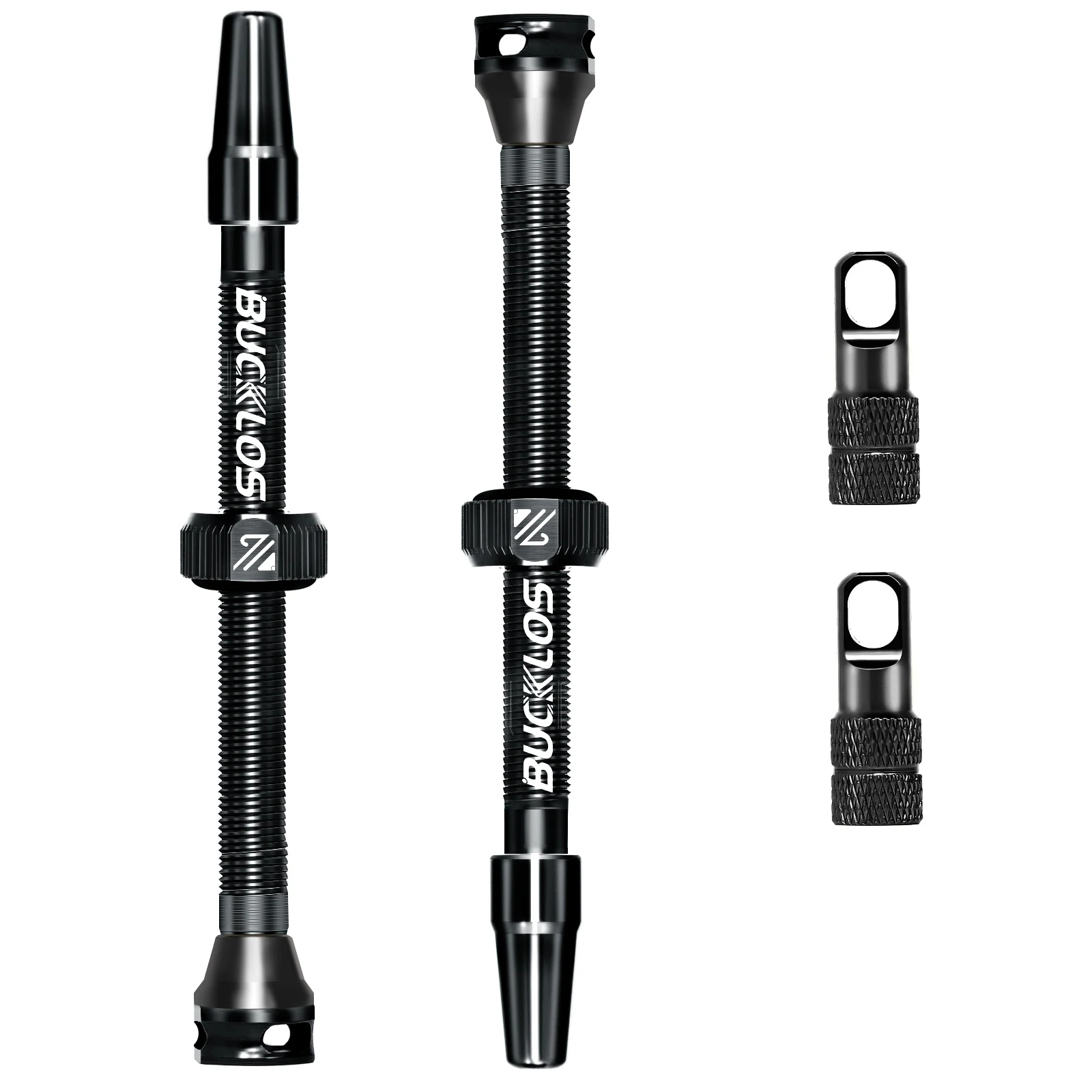 BUCKLOS Fahrrad Tubeless Ventil 40/44/55/60/80/100 MM Fahrrad Ventil Kappe Fahrrad Ventile Adapter F/V Zu A/V Rennrad Presta Ventile