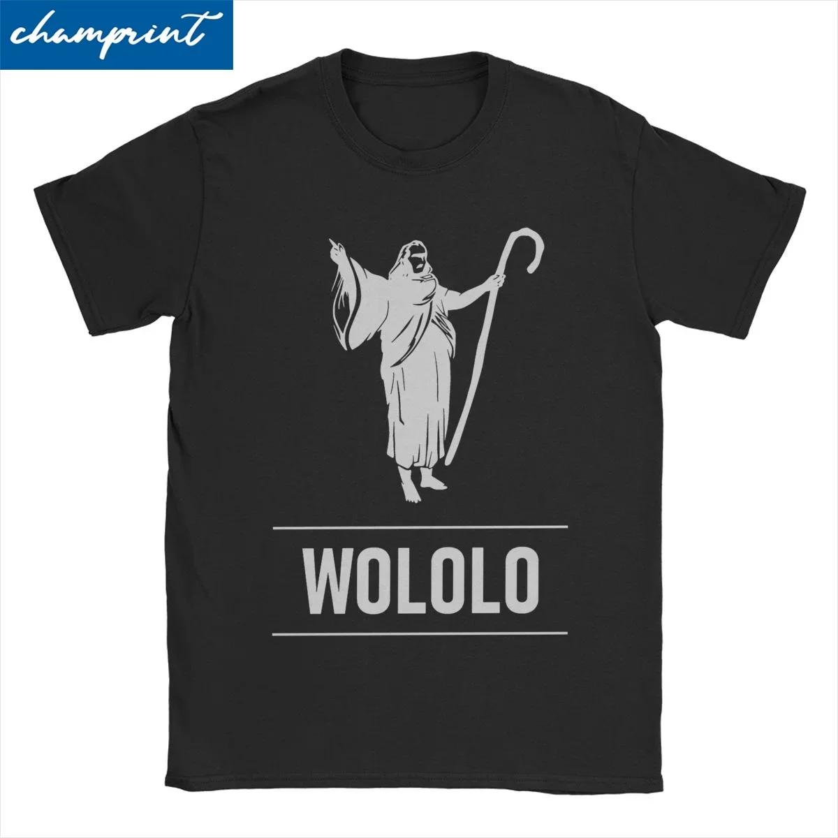 Men Women's T-Shirt WOLOLO GAME 1999 Funny Pure Cotton Tees Short Sleeve Age Of Empires T Shirts Round Neck Clothing Gift Idea