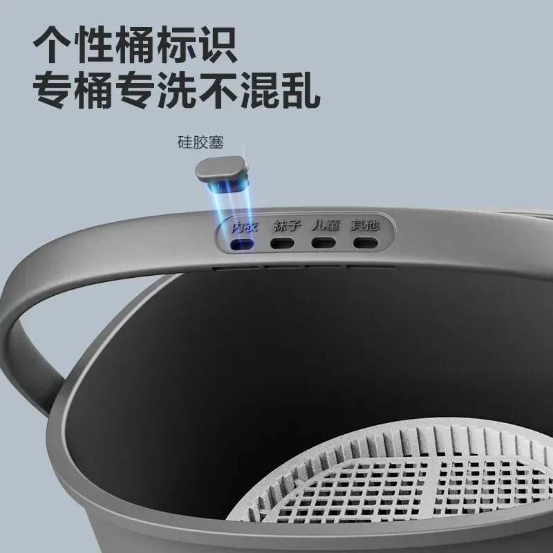 Washing Mini Machine Clothes Midea Underwear Barrel Portable Children's Portable  Machines Minis Small Home Wash Centrifuge 220V