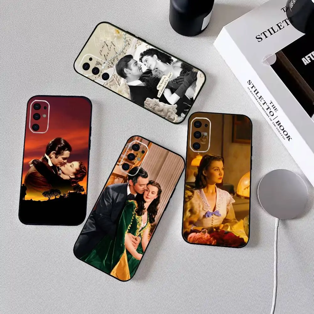 Love Gone with the Wind Phone Case For Samsung S25,S24,S21,S22,S23,S30,Ultra,S20,Plus,Fe,Soft Silicone Black Cover