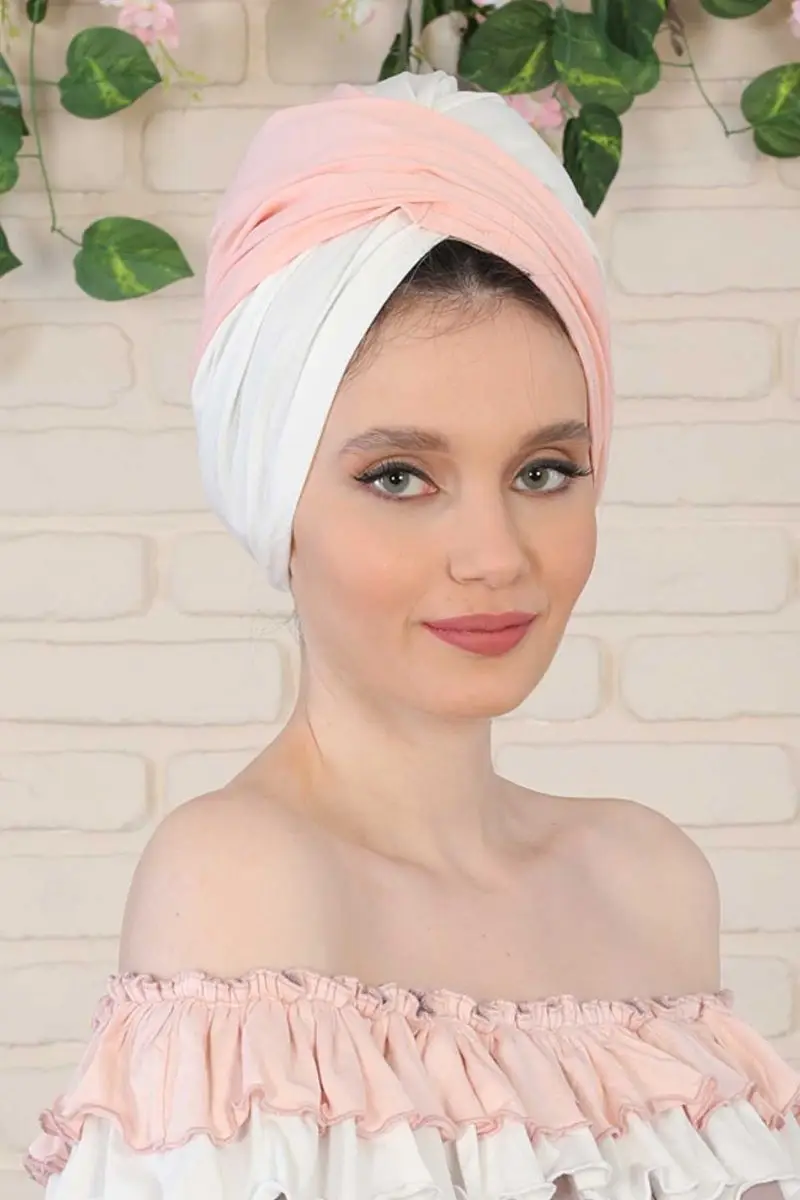 Hijab Bone two colors powder