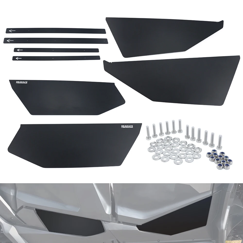 Aluminum Lower Door Panels Fit For Talon 1000X-4 2020-2025 (Only for 4-Doors) Lower Half Door Inserts Talon Accessories