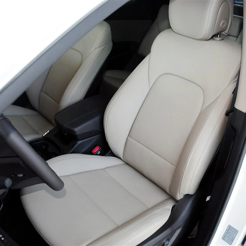 

For Hyundai SANTA FE 2006 2008 2010 2011-2013 Seat Covers Accessories Cowhide & PVC Leather 5 & 7 Seats Cushions Car Upholstery