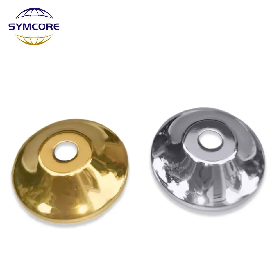 5Pcs Silver Gold Speaker Cover Light Fixture Accessories 50 * 14mm For DIY Dining Pendant Lamp Ceiling Lamp Table Light