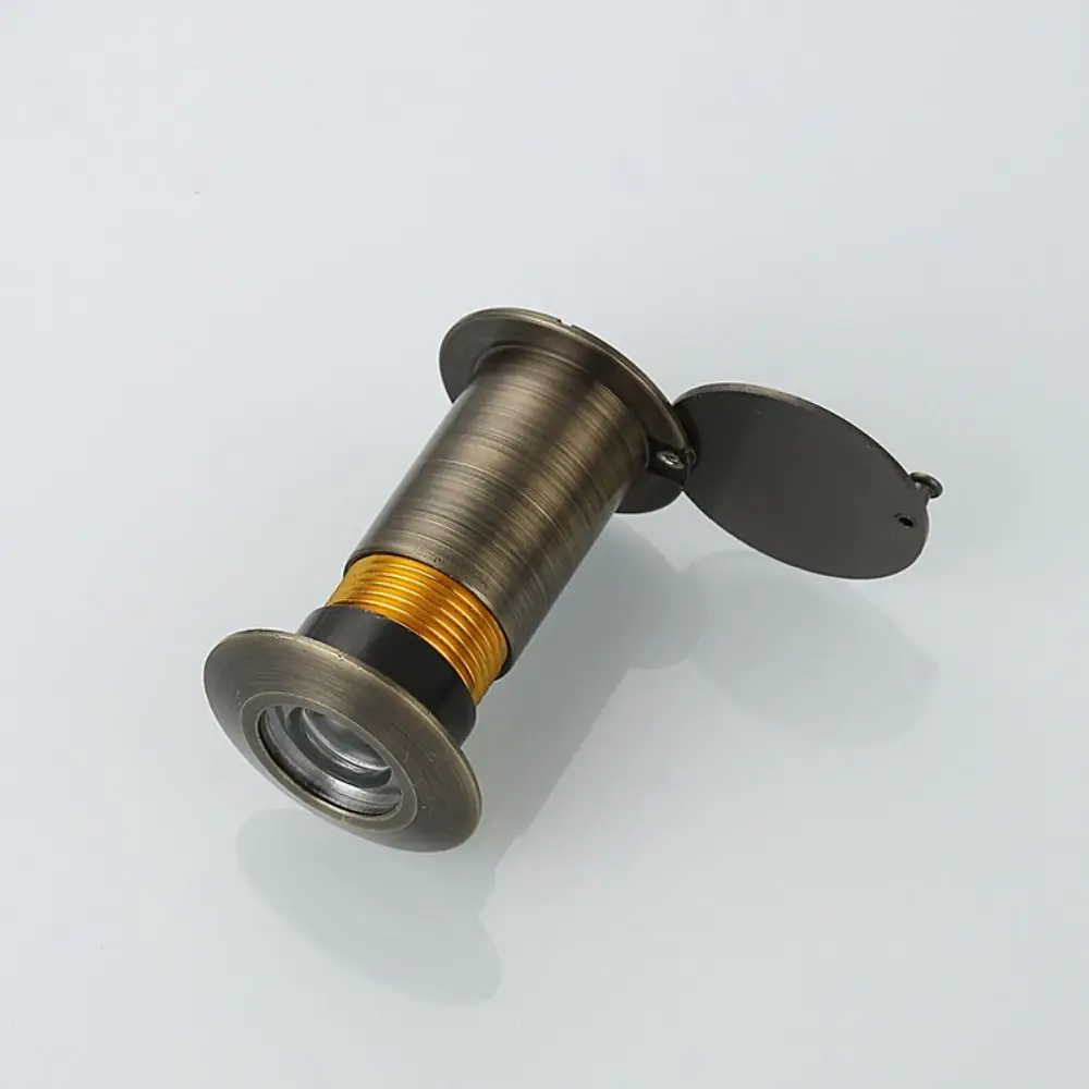with Cover Anti-skid HD Cat Eye Anti-pry Anti-peeping Security Door Cat Eye Adjustable 220 Wide Angle Thickened Sheep's Eye Home