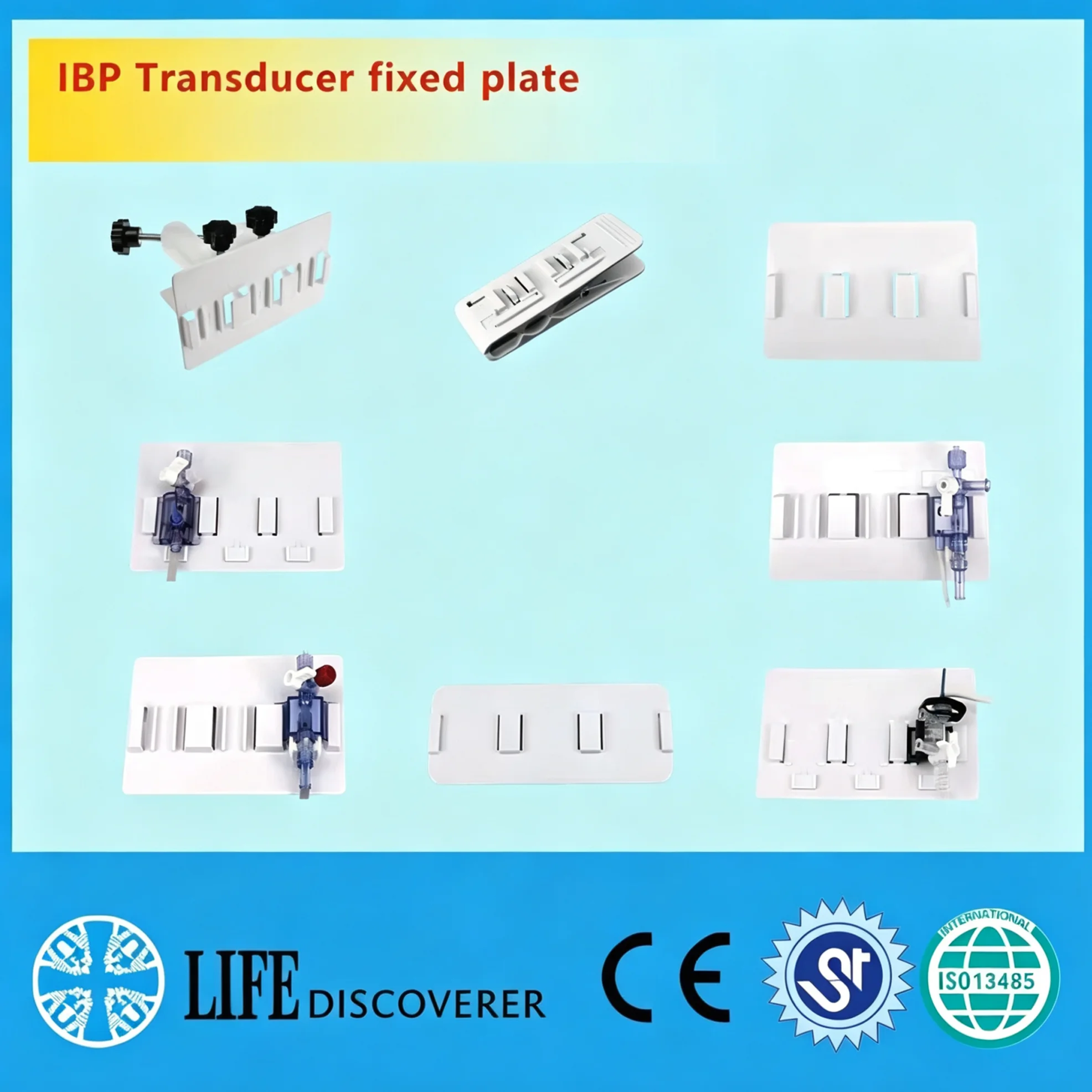 IBP Transducer Fixed Plate, 3-Position, Standard Style