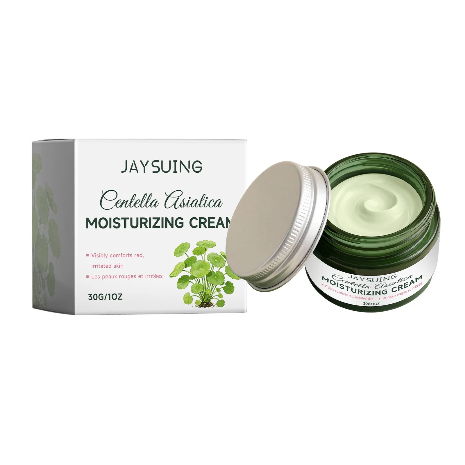 Jaysuing Centella Moisturizing Cream   Gentle and nourishing for facial skin, soft, refreshing, radiant skincare cream
