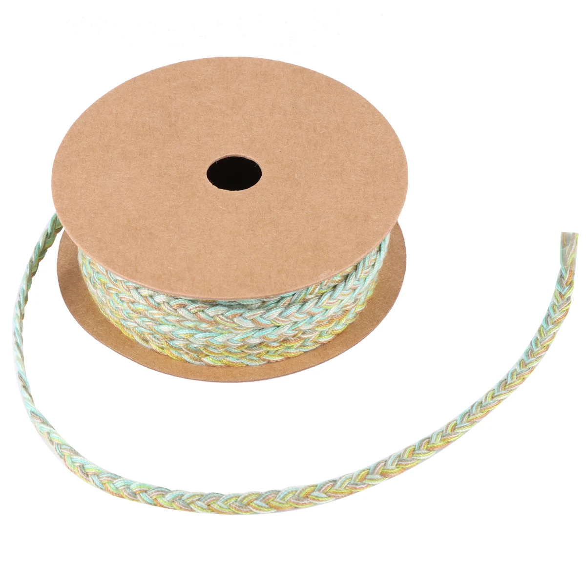 

Braided Rope Headdress Twine for Crafts Color Cotton Thick Macrame Cord Ribbon Colored
