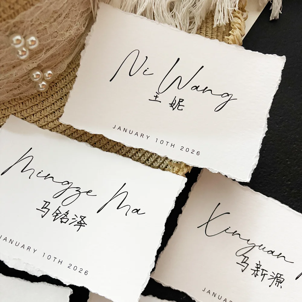 

Изготовленная на заказ вечеринку по случаю дня рождения. Ежегодные гости. Табличка. Карточка с индивидуальными именами. Бумажная карточка. 20 копировальных. Ручная рваная карточка. Нерегулярные края.