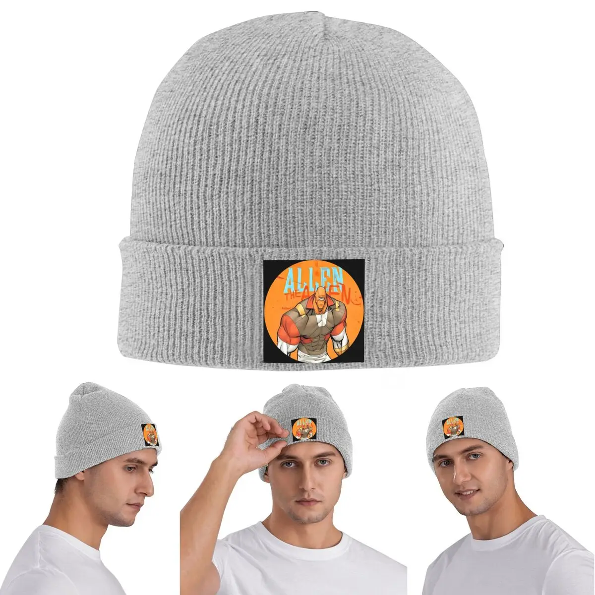 ألين الغريبة شعار لا يقهر المسلسلات التلفزيونية الدافئة محبوك قبعة الشتاء متماسكة بونيه قبعة Skullies Beanies الهيب هوب قبعات للجنسين