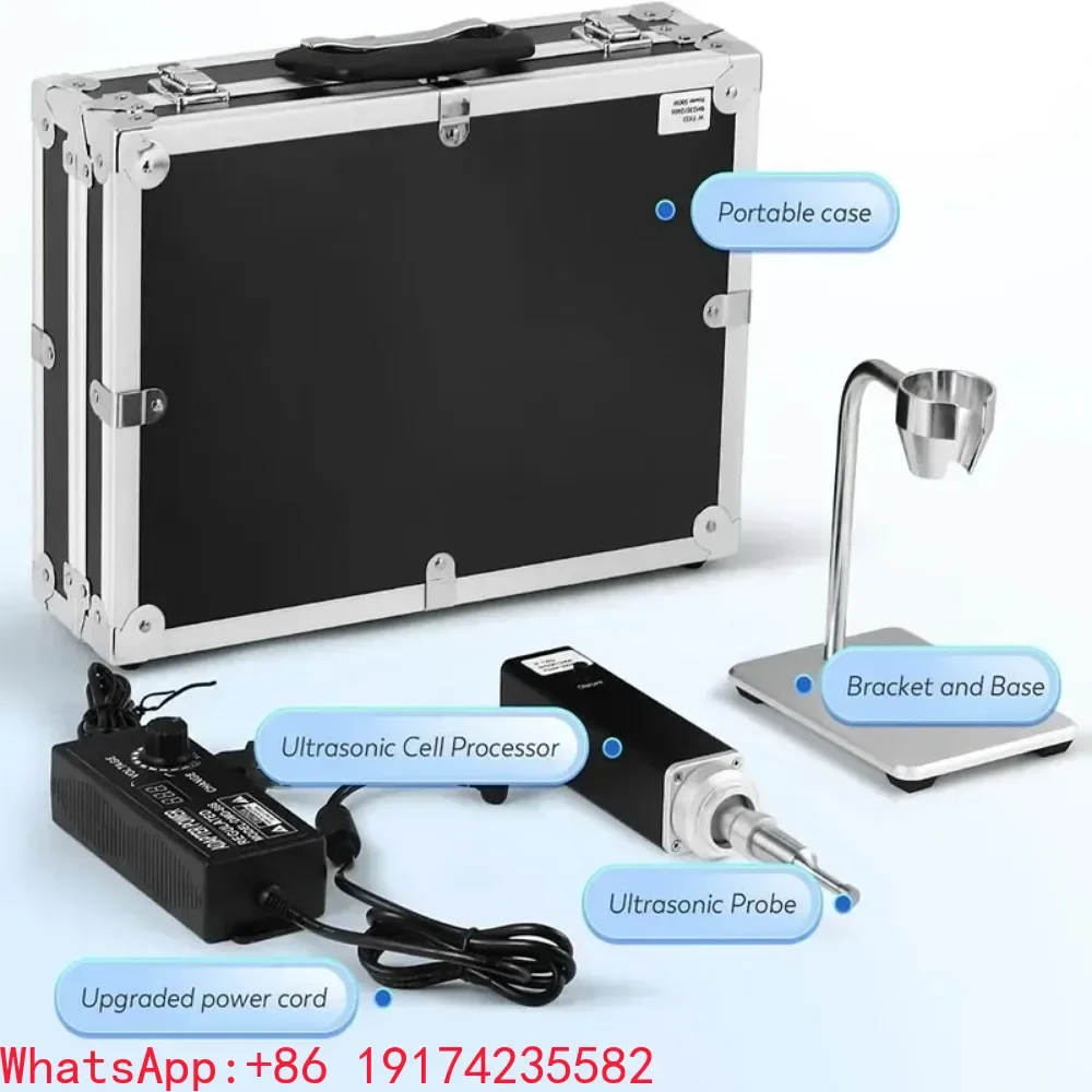30KHz Lab Ultrasonic Emulsifier, Titanium Alloy Rod Sonicator Homogenizer Disruptor