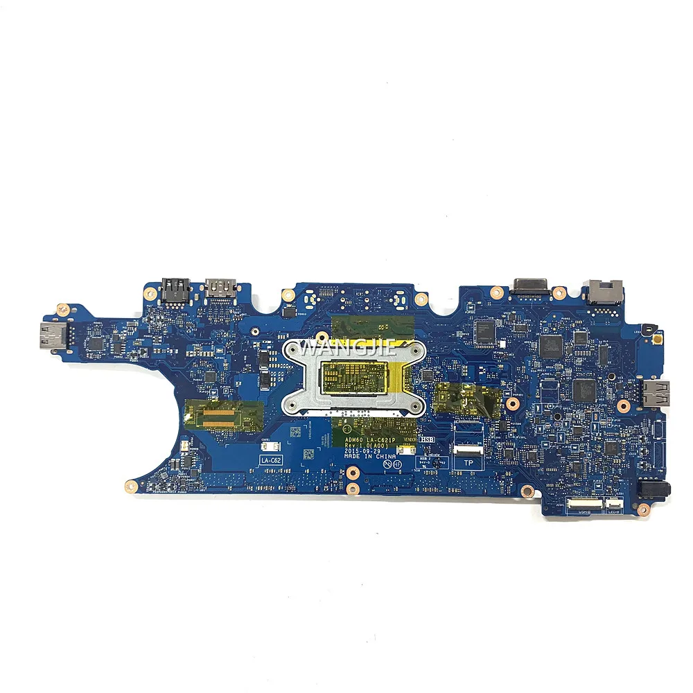 ADM60 LA-C621P For Dell Latitude E5270 Laptop Motherboard SR2F0 I5-6300U CPU DDR4 CN-0DV5YH 0DV5YH DV5YH MAIN BOARD