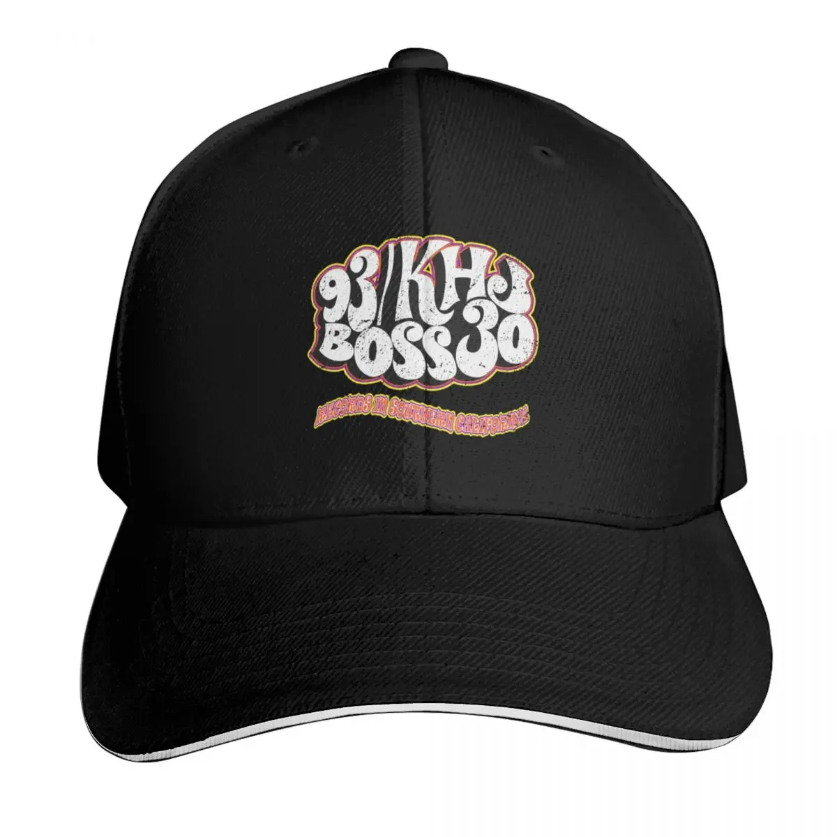 93 KHJ Boss 30 Baseball Cap Kids Hat Golf Cap Golf Wear dad hat Male Women's