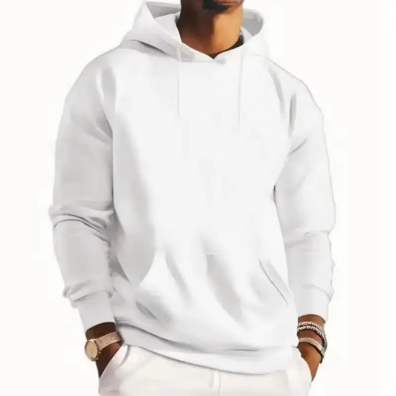 

2026 Толстовка унисекс, высококачественный свитер в стиле хип-хоп, модный повседневный топ, модный весенне-осенний однотонный удобный новый стиль