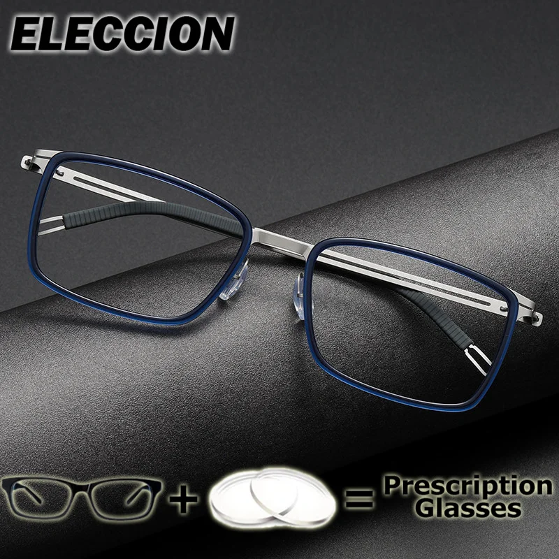 

ELECCION Prescription Lenses Presbyopia Myopia Reading Glasses Women Men Ultra Thin Light Flexible Optical Eyewear Multifocal