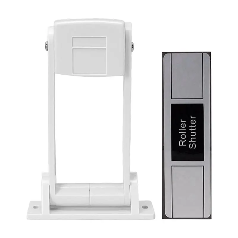 ABUO-Wired Mount Magnetic Contact Sensor For Roller Shutter Doors Switch NO/NC Compatible For Home Use