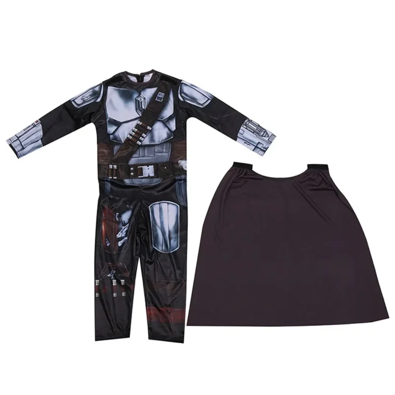 Halloween Costumes for Boy Children Anime Cosplay Galaxy Bounty Hunter Mandalorian Fantasy Personality Costume Disfraz Hallowe L