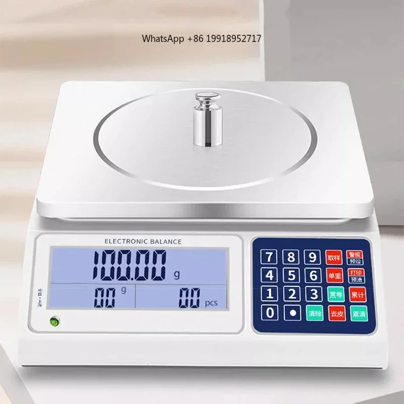 Digital Counting Scale 0.01g Precision with RS232 Optional Industrial Counting Scale 0.1G-10KG