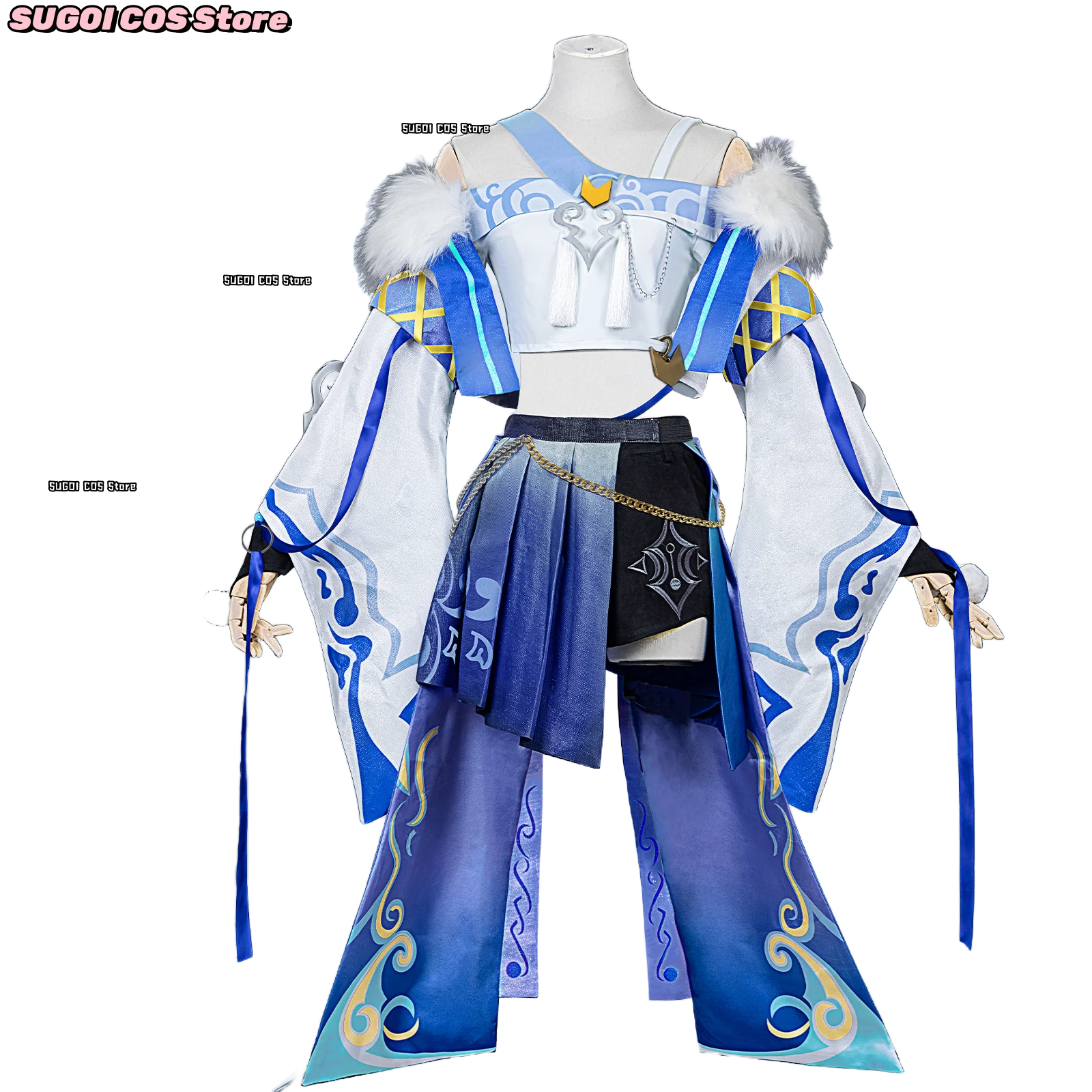 لعبة هونكاي: ستار ريل بايهنغ أزياء تنكرية بايهنغ اليومية زي شعر مستعار مجوهرات اكسسوارات البدلة أنيمي حفلة الزي