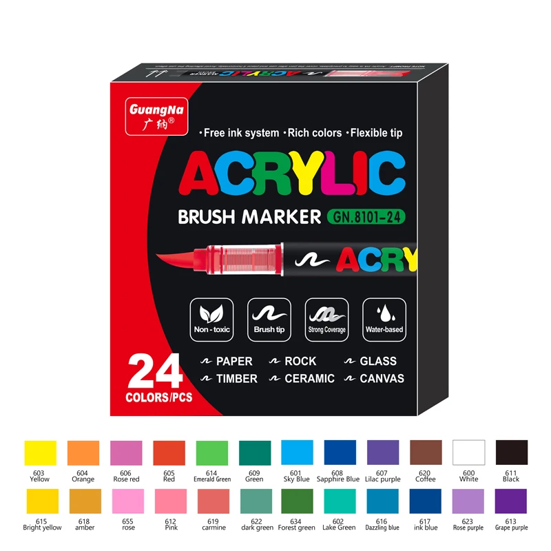 

12-60 Colors Direct Liquid Marker Pen Set DIY Hand Drawn Graffiti Paint Art Acrylic Paint Pens,Perfect for Artist/Student