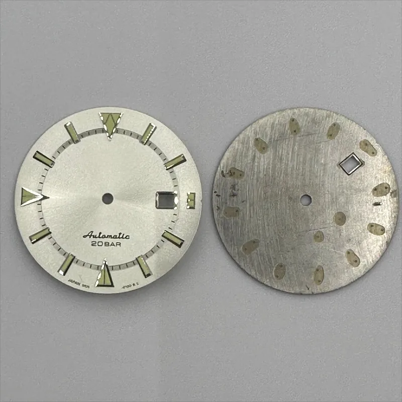 Customized New Log 8215 Dial Diameter 34mm Green Luminous Mechanical Watch Modifiedwatch Assembly Accessories