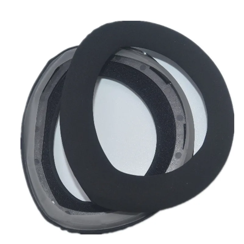Sostituzione 1 paio di cuscinetti per le orecchie Cover o fascia per Sennheiser HD800 HD800s HD820 cuffie paraorecchie cuscino per l'orecchio nero