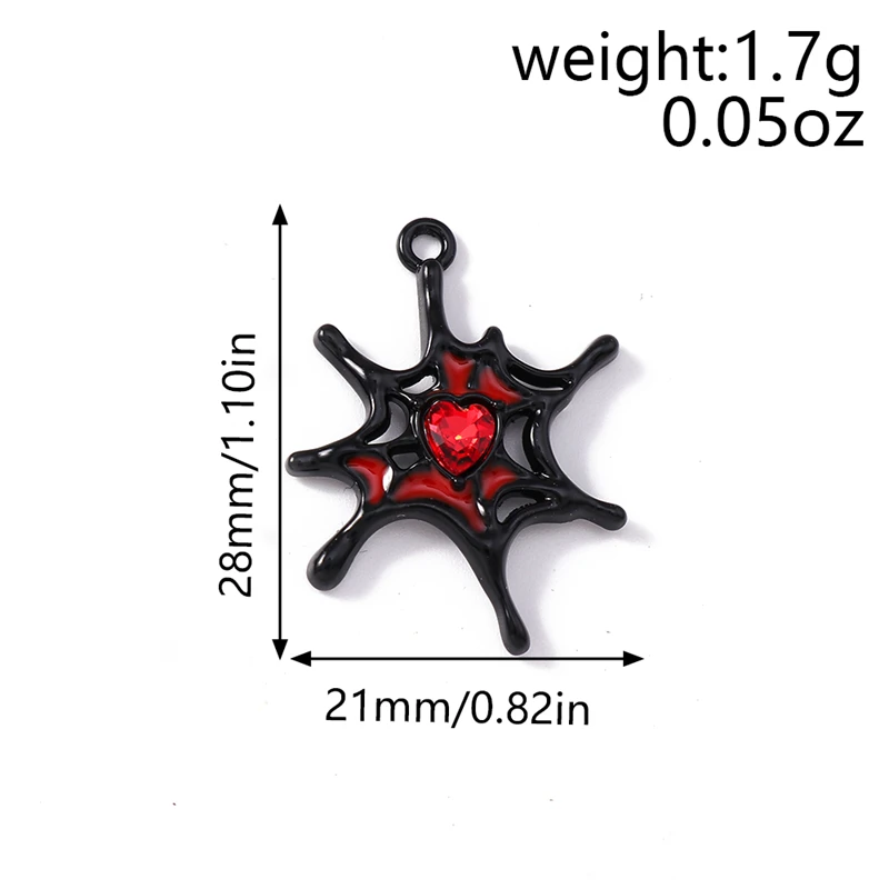5 Stück Niedliche Kristall-Metall-Herzanhänger mit Flügeln für Schmuckherstellung, Ohrringe, Anhänger, Halsketten, Armbänder, DIY-Bastelzubehör – Detail 9