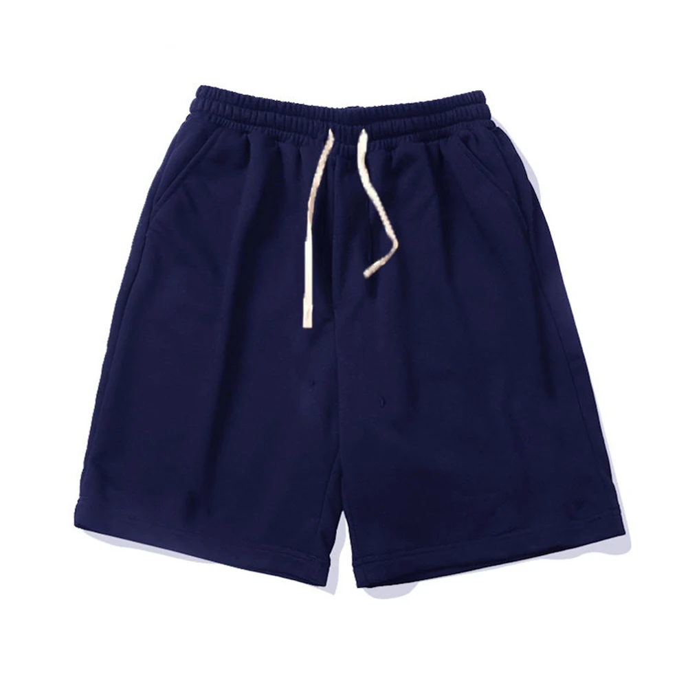 Drawstring Sportswear Loose Fitness Pants Solid Pattern Straight Style All-match Design Brand New Item Knee Length