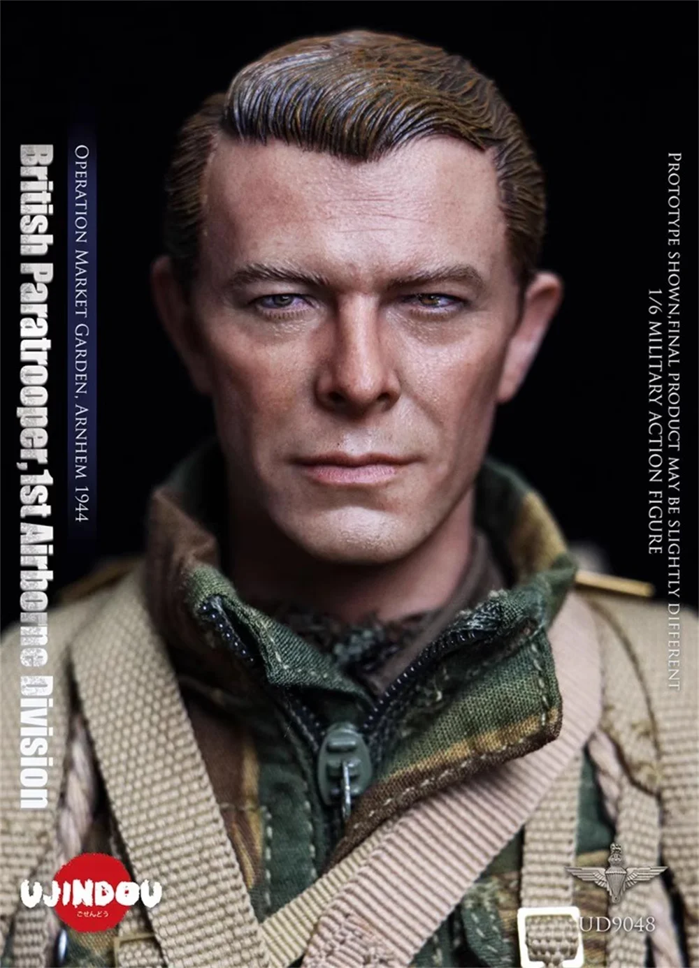 1/6 UJINDOU UD9048 Операция британского солдата Сад Мужская голова Скульптура Резьба с шейным разъемом Кепка Сумка для 12-дюймовой фигурки куклы
