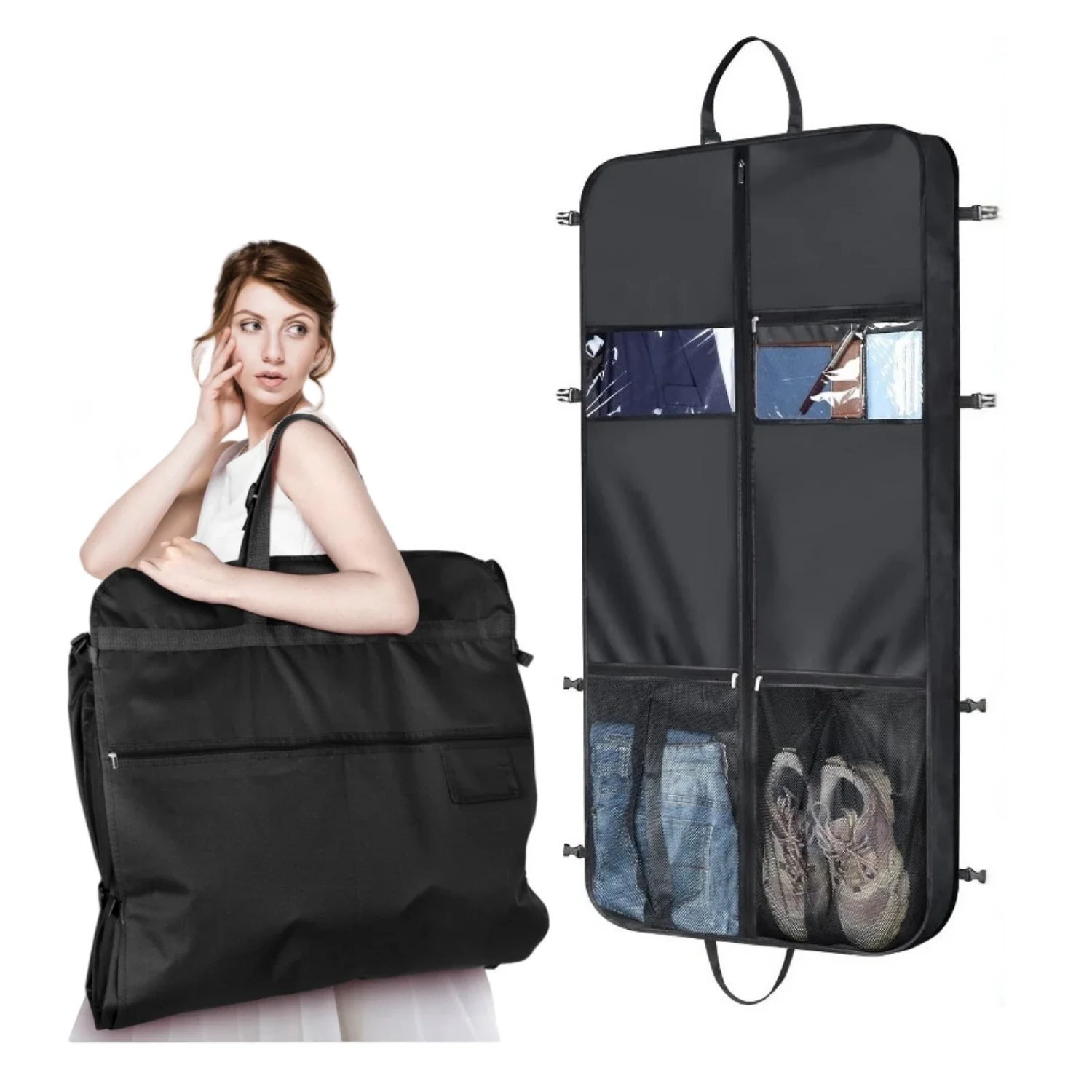 Storage Garment Bag with Pockets,4.2