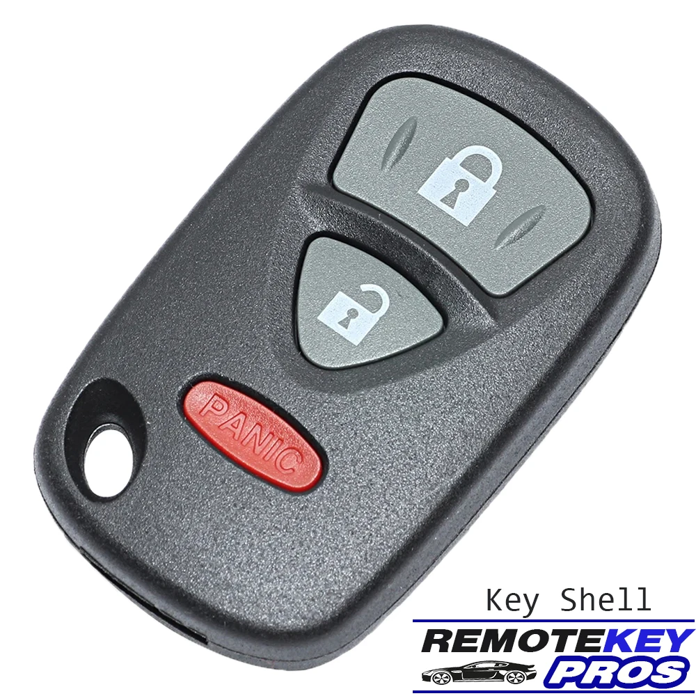 DIYKEY 3 Button Remote Car Key Shell Case Replacement for Suzuki Grand Vitara SX4 XL7 2003 - 2011 Fob