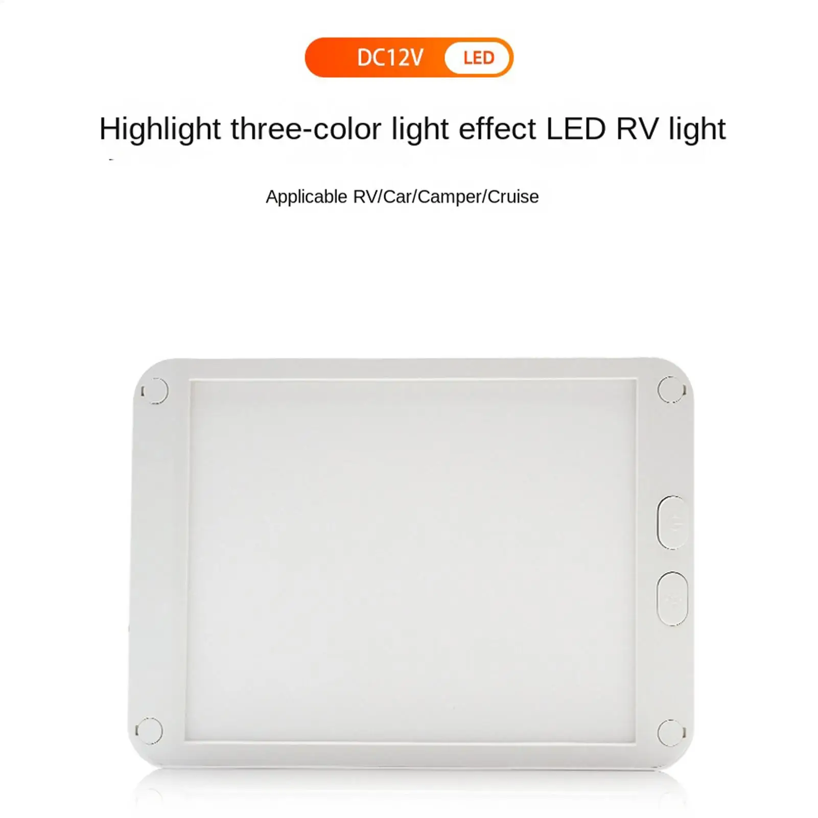 

RV Ceiling Light 6W Dimmable Ceiling Lamp RV Light Fixtures For SUV Van Truck Trailer Camper Motorhome Boat Road Trip Car