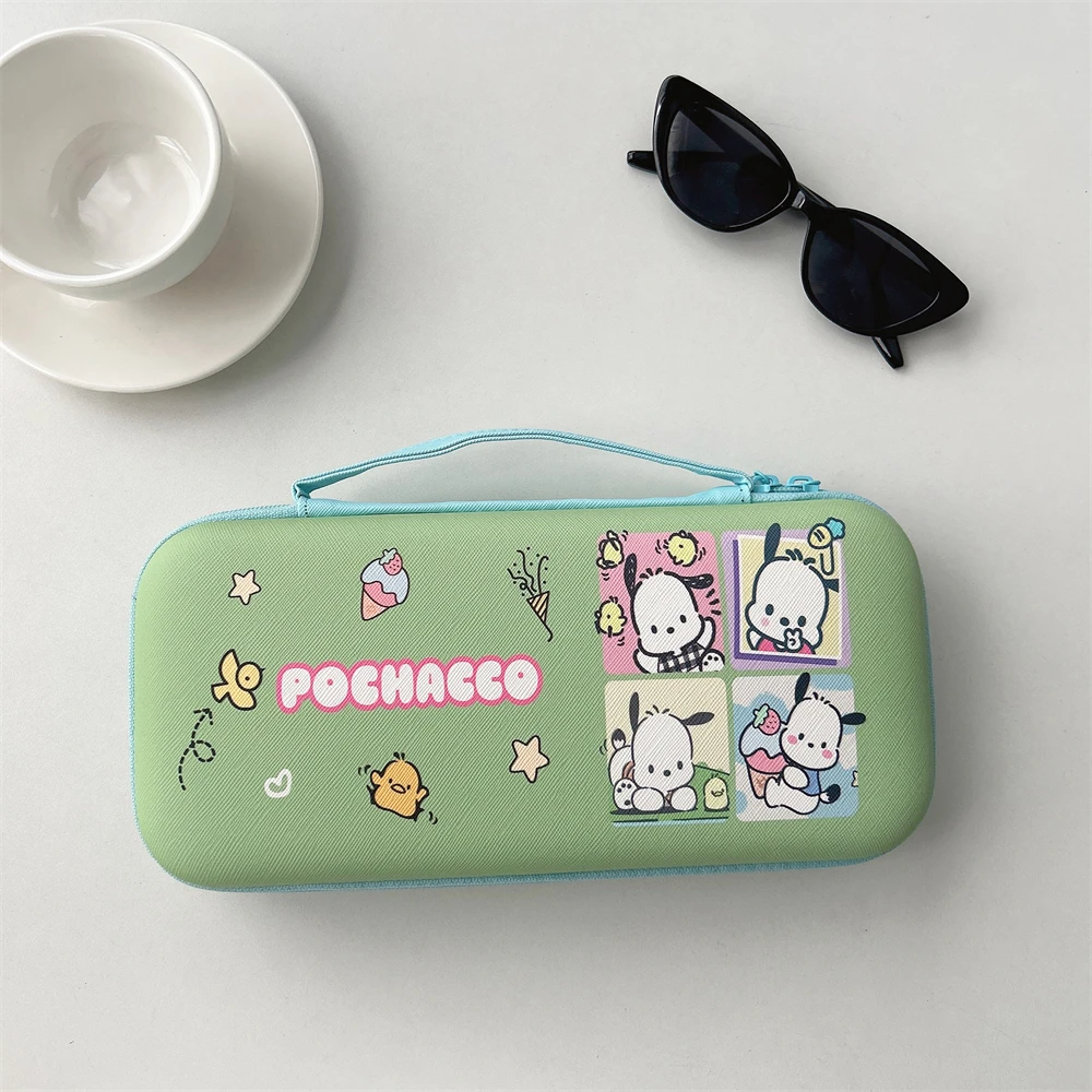 

Дорожный чехол Pochacco Hello Kitty Kuromi для Nintendo 2025 Switch2, водонепроницаемая защитная сумка из ЭВА с твердым корпусом для хранения