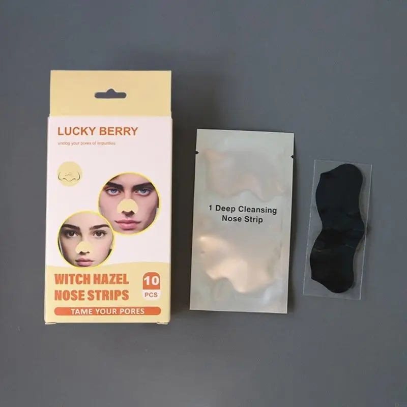 E65F Blackhead Remover neuspore strips voor diepe reiniging, wist zwarte kop en instanten poriën losmakende mee -head neusstrips