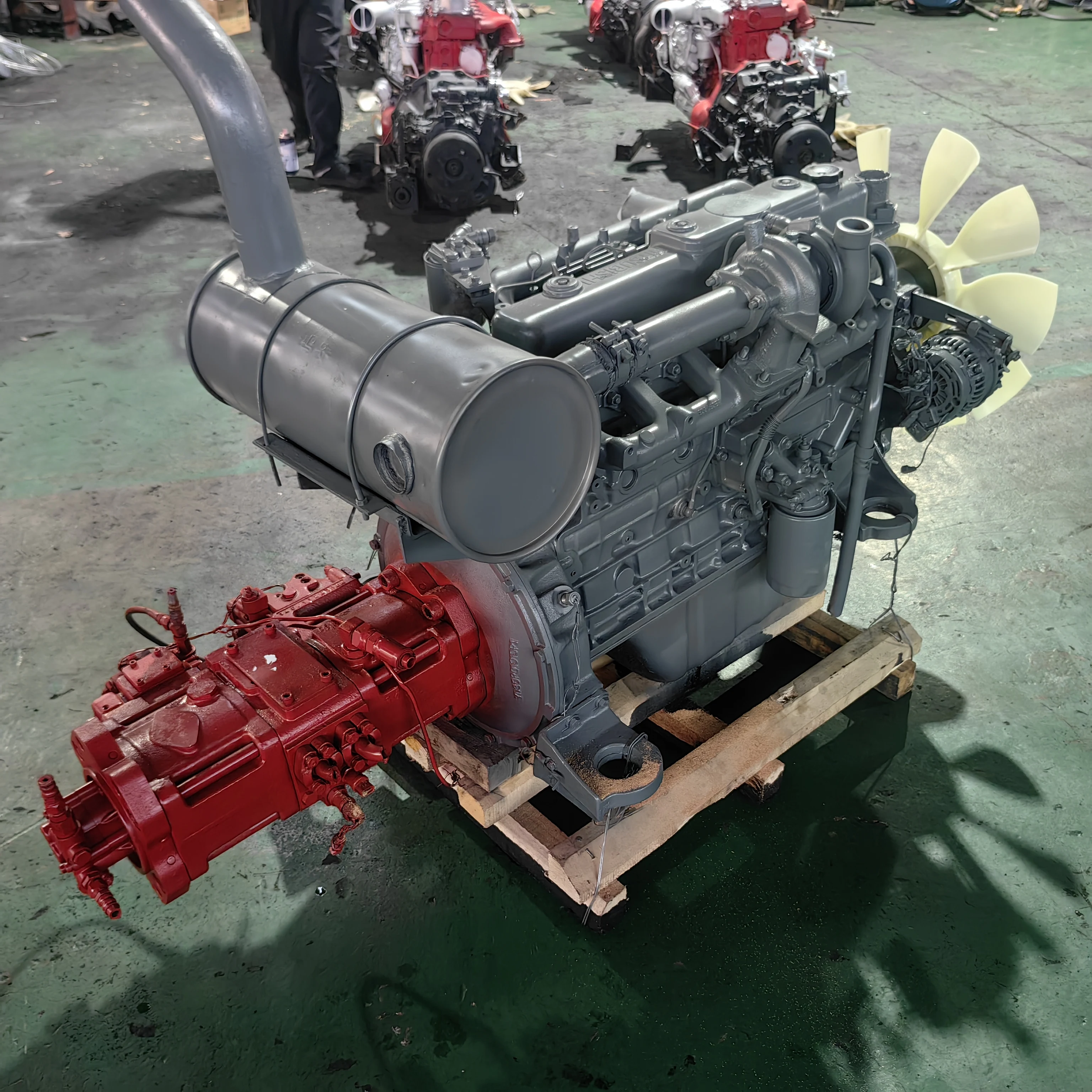 

Car Parts With Original Used 4.2L Diesel Car Engine For Mitsubishi Excavator 6D34T Engine Assembly