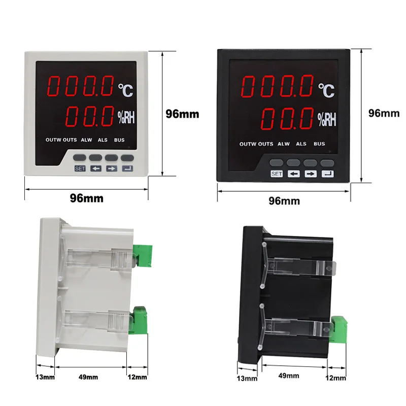 Temperature and humidity controller thermostat with RS485 0-10V 4-20mA output moisture switch